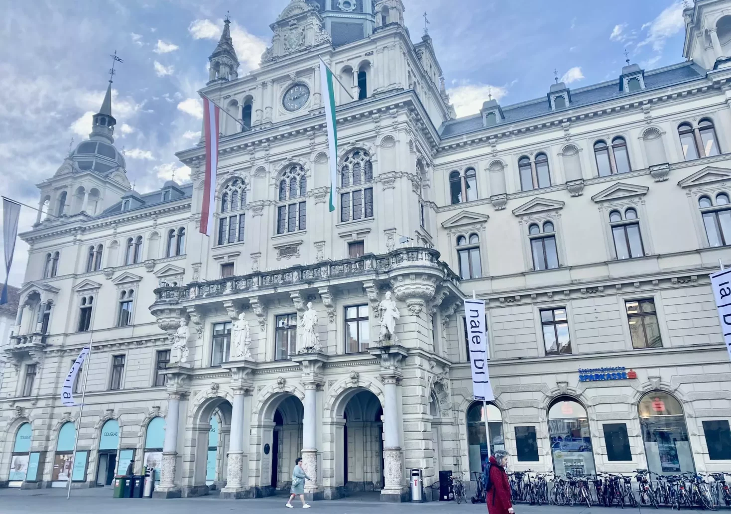 Bild auf 5min.at zeigt das Grazer Rathaus.