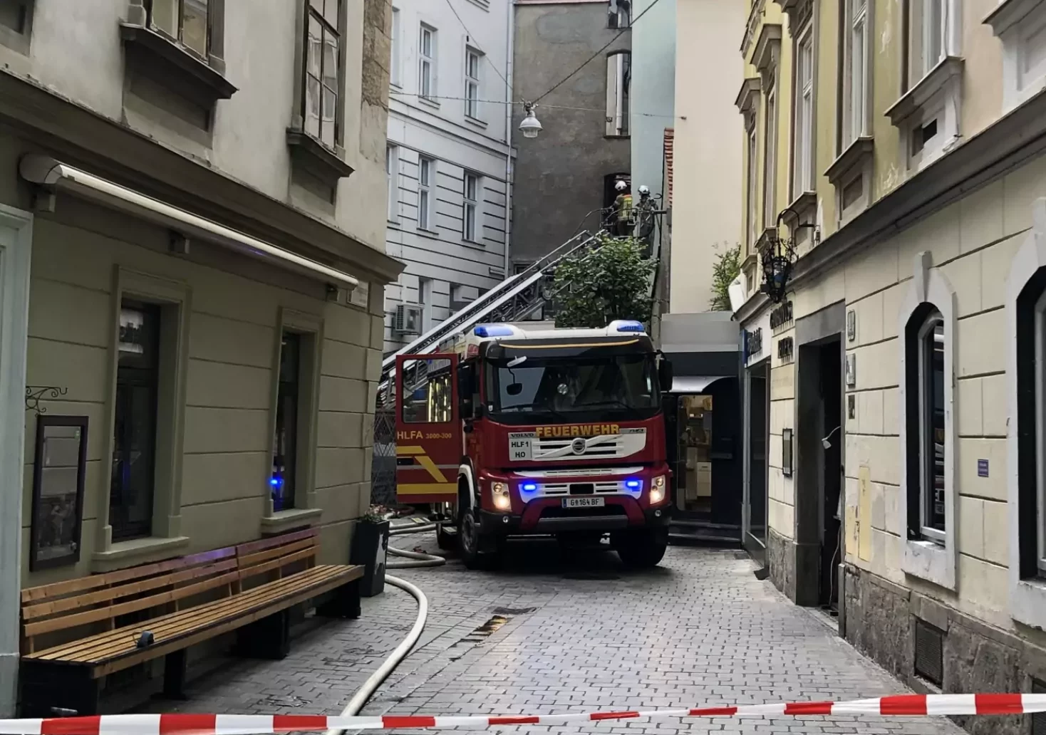 Brand in Grazer Metallwerkstatt: Rauch zog bis Färberplatz